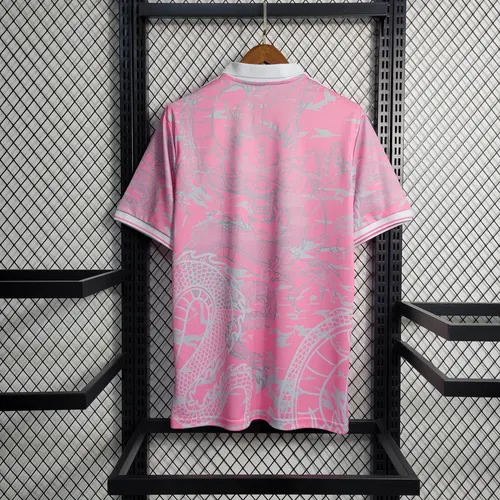 2023/2024 Real Madrid Camiseta de Fútbol Dragón Chino Rosa  — view 2