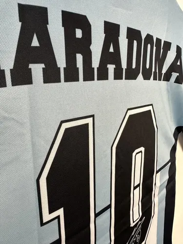 Camisa Retrô Argentina Seleção Maradona Comemorativa 2001  — view 6