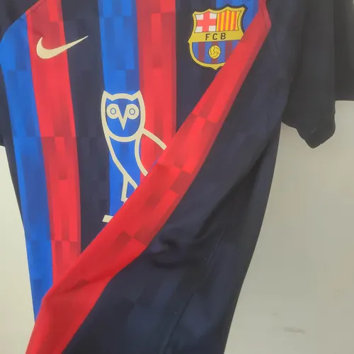 Camiseta de Fútbol Local Modelo Drake Barcelona 2022/2023  — view 7