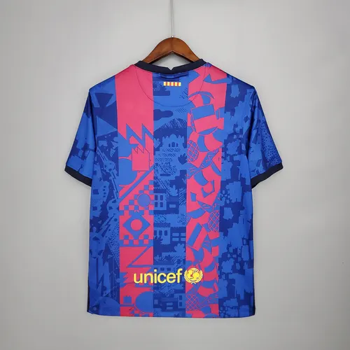Barcelona Camiseta de Fútbol 2021/2022  Tercera Suplente — view 2