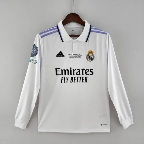 2022/2023 Manches Longues Real Madrid Domicile 14 Champions Édition Maillot — view 1