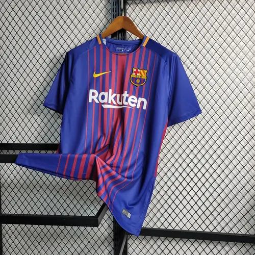 2017/2018 Retro Barcelona Heim Fußballtrikot   — view 3