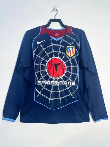 2004/2005 Retro Long sleeve Atletico Madrid Away Soccer Jersey  — view 1
