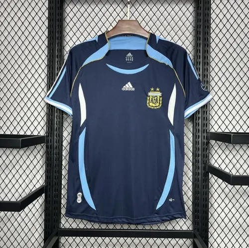 2006 Retro Argentinien Nationalmannschaft Auswärts-Fußballtrikot AAA Fan-Qualität — view 1