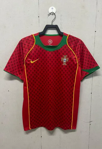 2004 Retro Portugal Home Football Shirt 