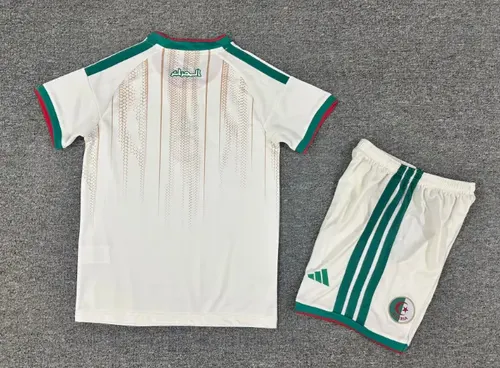 2026 Camisa de Futebol Casa Seleção Argelina  Tamanho Infantil — view 2