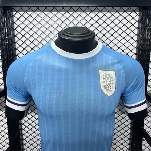 2024-2025 Spielerversion Uruguay Nationalmannschaft Heim Fußballtrikot — view 3