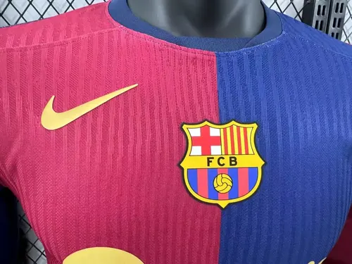 2024/2025 أكمام طويلة برشلونة المنزل جودة تايلاندية — view 3