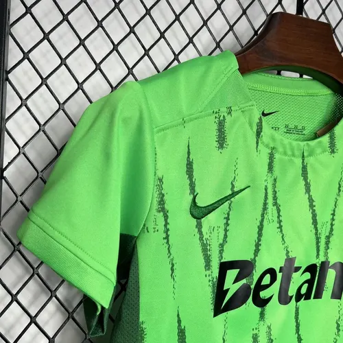 2024/2025 Sporting Lissabon Drittes Auswärts Fußballtrikot  Kindergröße — view 4