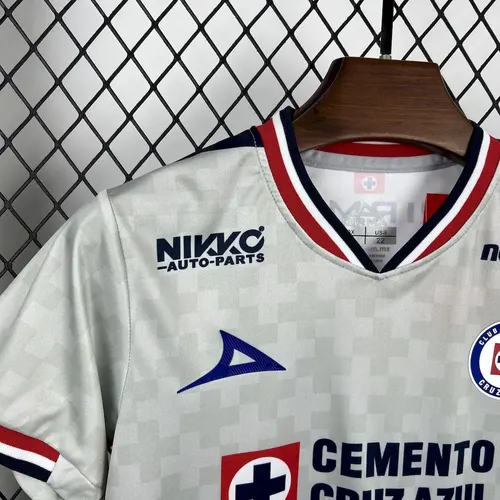 2025/2026 Camisa de Futebol Cruz Azul Visitante  Tamanho Infantil — view 3