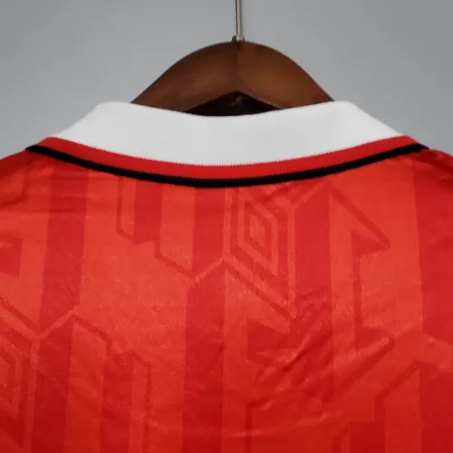 Camisa de Futebol Retro Manchester United Casa 1992/1994  — view 6