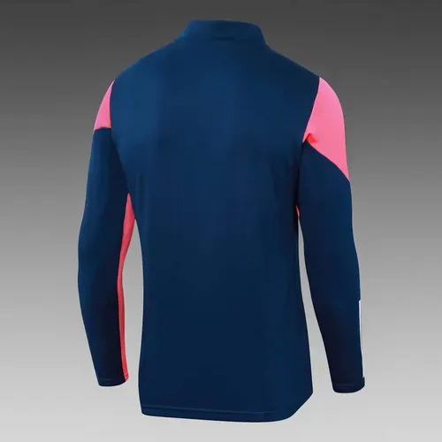 2023/2024 Lyonnais Half-Pull Training Suit Royal blue Football Shirt Set — view 4