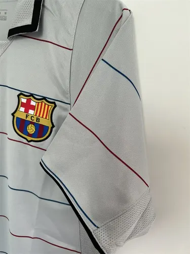 2003/2004 Camiseta de Fútbol Visitante Retro Barcelona  — view 7