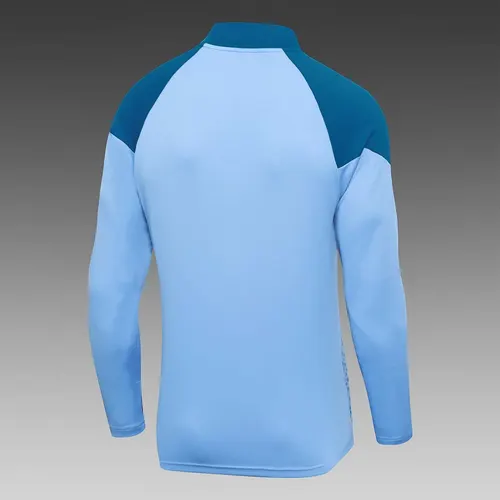Survêtement d'entraînement demi-zip bleu 2023/2024 Manchester City  Ensemble — view 5