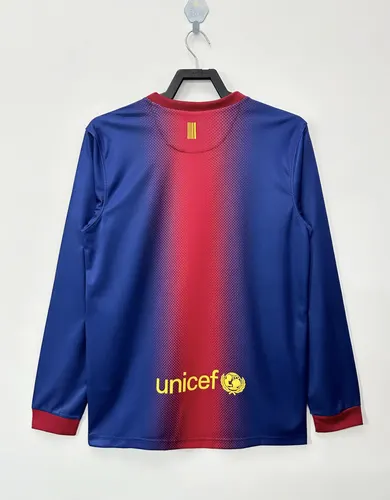 2012/2013 Retro Long Sleeve Barcelona Home Football Shirt  — view 2