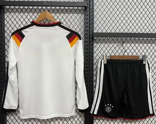 2026 Langarm Deutschland Home Fußballtrikot  Kindergröße — view 2