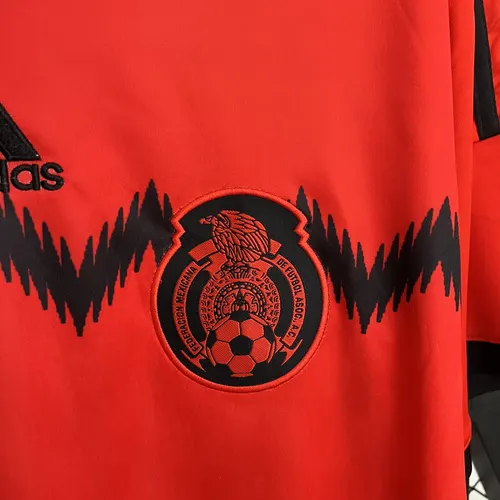 2014 Retro Mexico Soccer Jersey Away — view 6