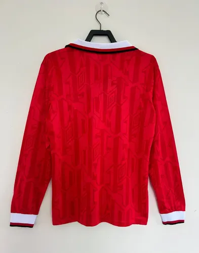 1992/1994 Maillot Rétro Manches Longues Manchester United Home Football  — view 2
