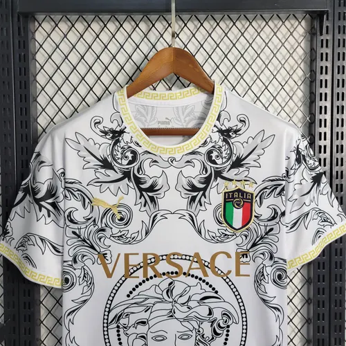Camisa de Futebol Branca Edição Especial Itália 2023 — view 4