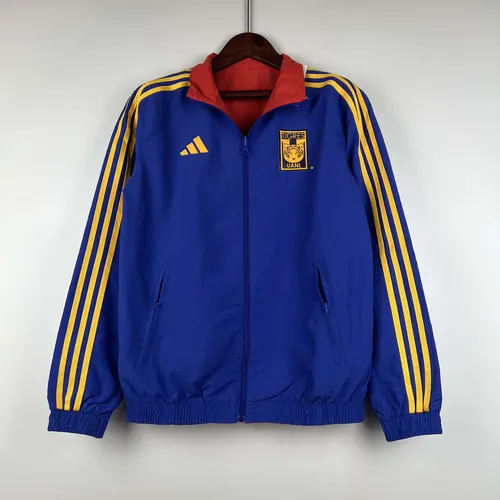 2023/2024 Tigres Reversible Windbreaker(Blue-red)Soccer Jersey  — view 2