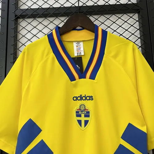Camisa Retrô 1994 Sweden Home de Futebol AAA qualidade de fã — view 3