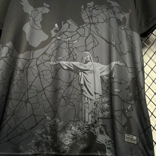 2024/2025 Brésil Édition Spéciale Jesus Noir Maillot  — view 3