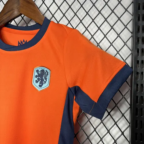 2024 Niederlande Heim-Fußballtrikot  Kindergröße — view 4