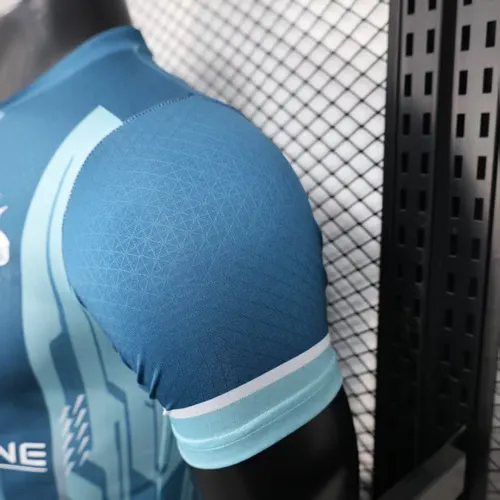 Camisa de Futebol Olympique de Marseille Edição Especial Azul Superior Versão Jogador 2025/2026  — view 7