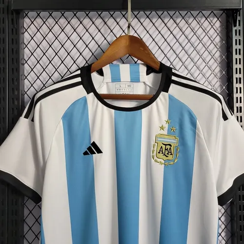2022 FIFA Weltmeisterschaft Argentinien Nationalmannschaft Trikot Heim — view 3