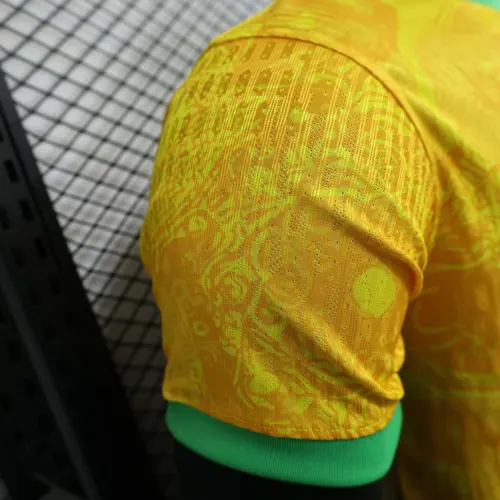 2024 Player Version Brazil Special Edition Jesus Yellow Football Shirt  — view 3