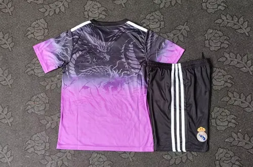 2025/2026 Real Madrid Special Edition Purple Football Jersey  Kids Size — view 2