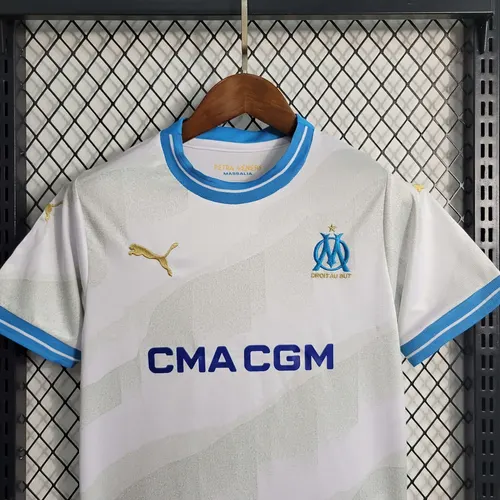 2023/2024 Olympique de Marseille Camiseta Local Calidad Thai Talla Infantil — view 2