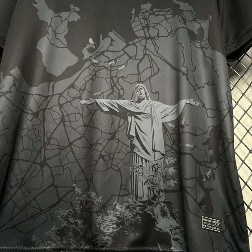 2024 Brazil Special Edition Jesus Black Football Shirt  — view 5