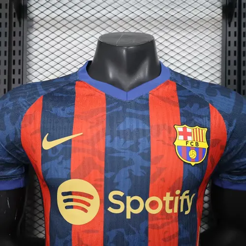 2025/2026 Barcelona Spielerversion Sonderausgabe 19 Fußballtrikot  — view 3