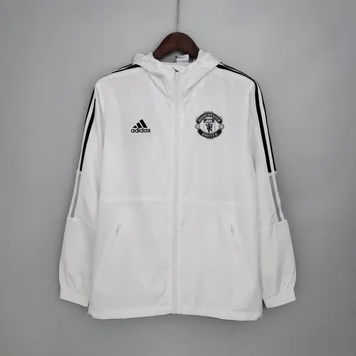 2021/2022 Manchester United Jaqueta Corta-Vento Branca — view 1