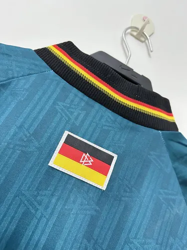 1996 Retro Soccer Jersey Germany Away — view 7