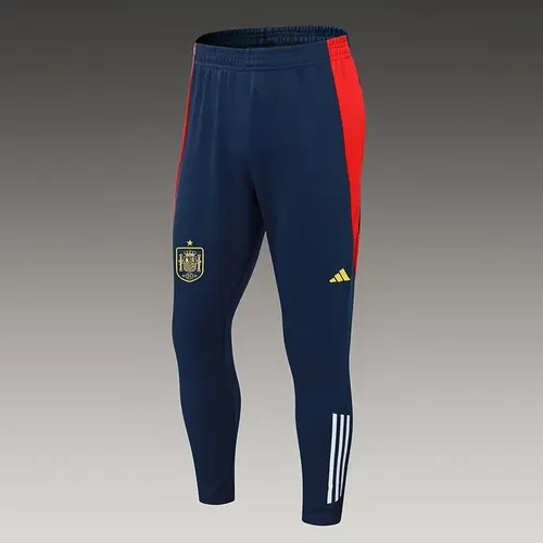 2024-2025 Spain Half-Pull Training Suit Royal Blue Football Shirt Set — view 5
