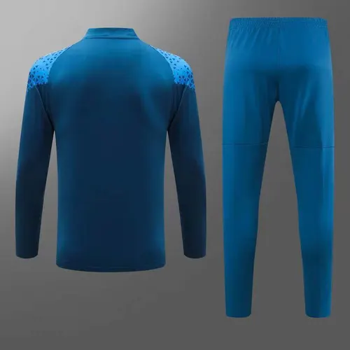 2023/2024 Olympique de Marseille Chándal de Entrenamiento Media Cremallera Azul — view 2