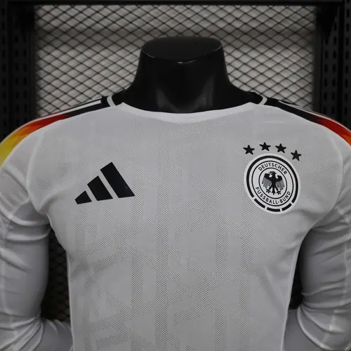 2024-2025 Spielerversion Langarm Deutschland Heim-Fußballtrikot   — view 5