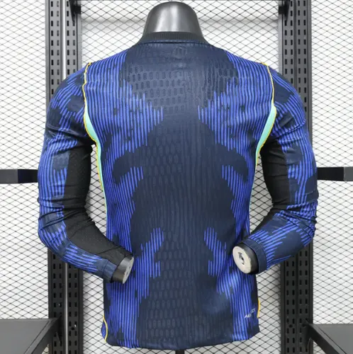 2026 Manches Longues Version Joueur Brazil Extérieur Maillot Football AAA qualité fan — view 2