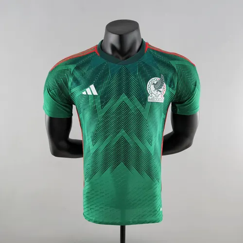 2022 FIFA Weltmeisterschaft Spielerversion Mexiko Heim Fußballtrikot — view 1