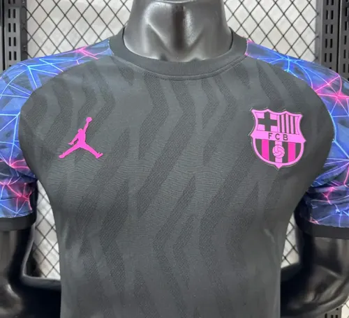 2026/2027 Player Version Barcelona Special Edition Black Blue Football Jersey   — view 5