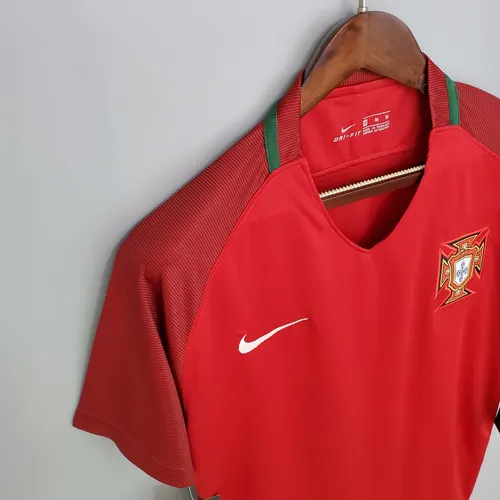 Camisa de Futebol Retro 2016 Portugal Casa   — view 5