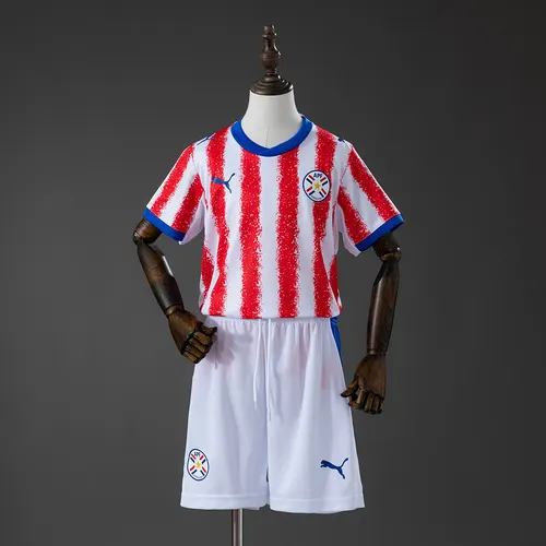 2026 Paraguay Home Kids Kit Jersey 