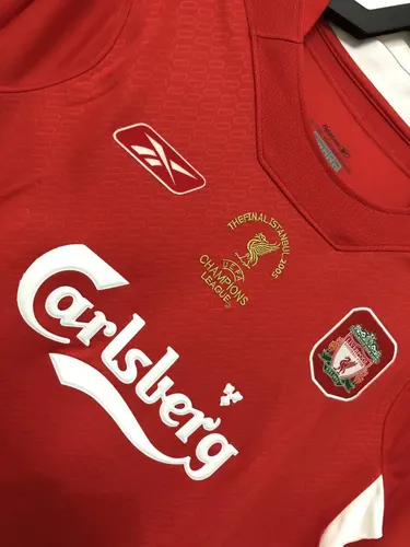 Maillot de football domicile rétro Liverpool 2004/2005  — view 3