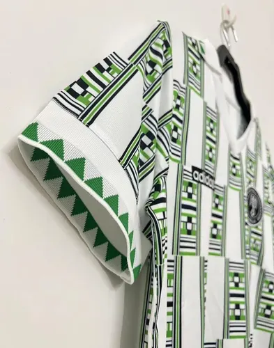 1994 Retro Nigeria Nationalmannschaft Auswärts Fußballtrikot  — view 5