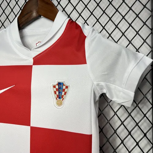 Maillot Domicile Équipe Nationale de Croatie 2024-2025 Taille Enfant  — view 4