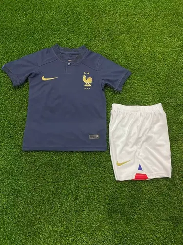 Camiseta de Fútbol Francia Local Copa Mundial FIFA 2022 Talla Infantil — view 1
