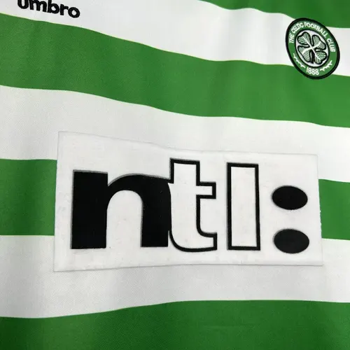 Camisa de Futebol Retro 1999/2000 Celtic Casa  — view 6