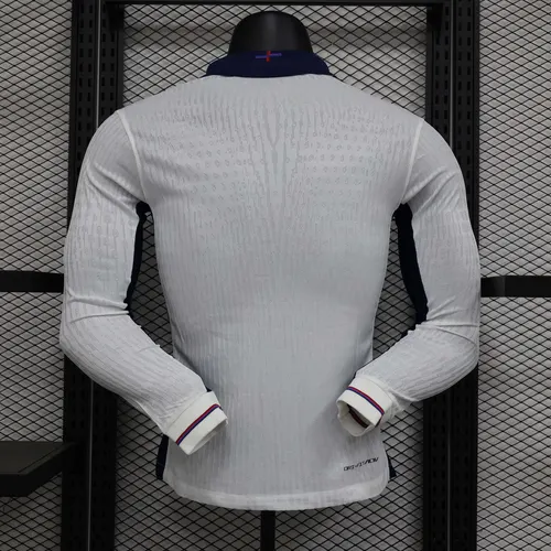 2024 Spielerversion Langarm England Heim Fußballtrikot — view 2